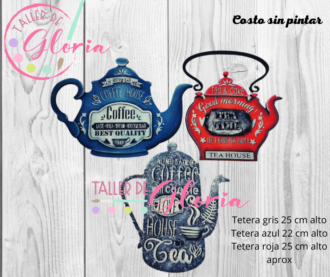 MTO-084 Trio teteras madera G