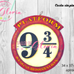 MTO-092 Letrero circular anden 9 3/4