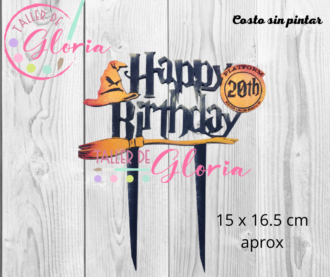 MTO-093 Topper cake Harry Potter