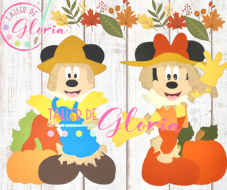 MH-127 Pareja espantapájaros ratones sin base