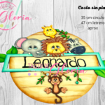 MTO-096 Colgante animales de la selva