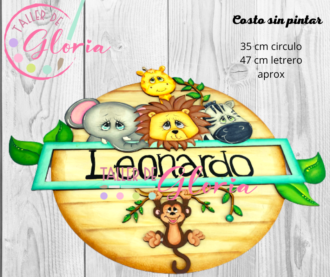 MTO-096 Colgante animales de la selva