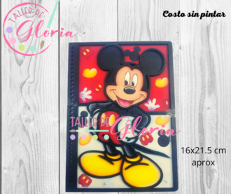 MTO-102 Libreta francesa vitral mickey