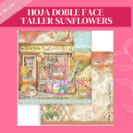 Hoja Taller Sun flower Doble Face
