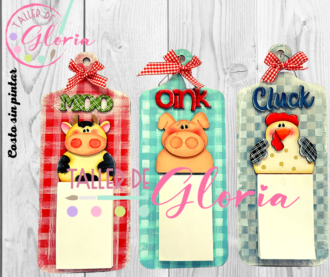 MTO-155 Porta notas animalitos