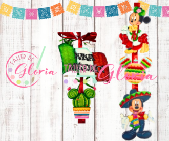 MS-056 Tira piñata ratones