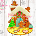 MN-297 Centro de Mesa Casita de Jengibre