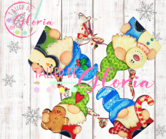 MN-310 Cuatro Gnomos Navideños