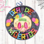 MH-113 Circulo Calaverita Día de Muertos