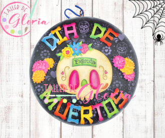 MH-113 Circulo Calaverita Día de Muertos