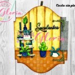 MTO-168 Tabla Suculentas