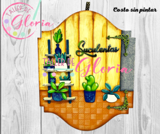 MTO-168 Tabla Suculentas