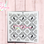 TGN-106 Estencil Alces y Copos