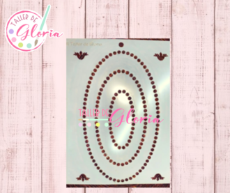 TGF-215 Estencil Fondo 3 Ovalos