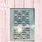 TGF-221 Estencil Fondo Chanel