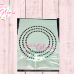 TGF-222 Estencil Marco círculos