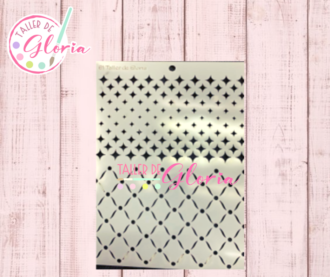 TGF-225 Estencil Luceros y Rombos