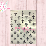 TGF-227 Estencil Flor de Liz 2 Modelos