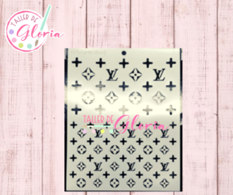 TGF-228 Estencil Textura Louis Vuitton