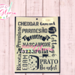 TGF-232 Estencil Texto Quesos