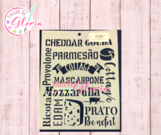 TGF-232 Estencil Texto Quesos