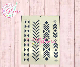 TGF-239 Estencil Cenefas Flechas