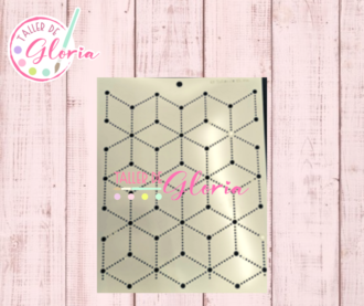 TGF-249 Estencil Cubos