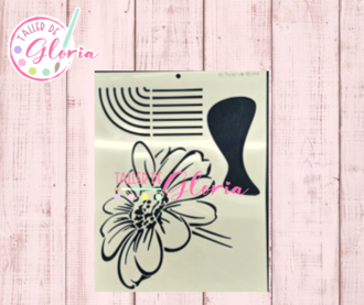 TGF-261 Estencil Orgánico Margarita