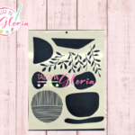 TGF-263 Estencil Orgánico Ramas y Líneas