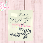 TGF-265 Estencil Eucalipto