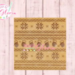 SR-603 Sello Textura Guantes Nochebuenas