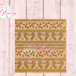 SR-604 Sello Textura Bastones y Muerdago