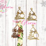 MN-346 Porta servilletas Árbol Peace, Love, Christmas, Joy