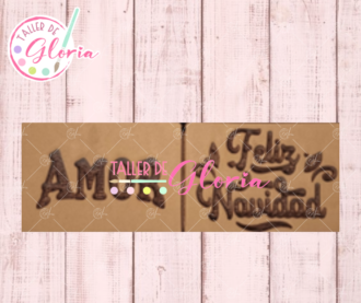 SR-639 Sello Amor y Feliz Navidad