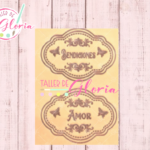 SR-641 Sello Bendiciones y Amor