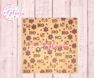 SR-644 Sello Textura Ho Ho Ho