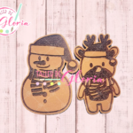 SR-652 Sello Muñeco de Nieve y Reno