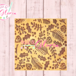 SR-645 Sello Textura Muérdagos y Piñas