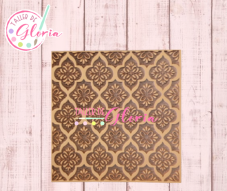 SR-612 Sello Textura 4 Petalos