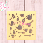 SR-624 Sello Textura Juego de Té