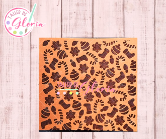 SR-629 Sello Bastones, Esferas, Focos, Copos y Botas