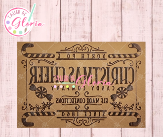 SR-633 Sello Christmas Cheer