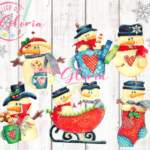MN-324 Esferas muñecos de nieve (6 pzas)