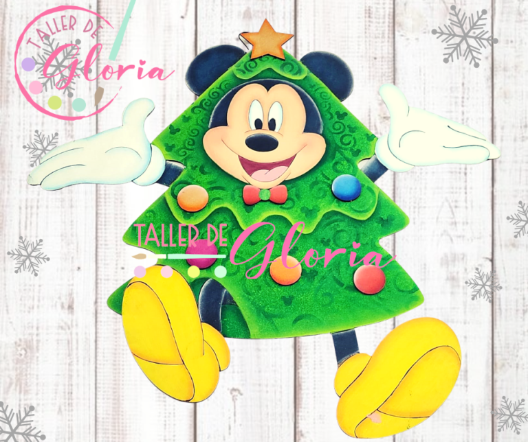 MN-332 Ratón Árbol Navideño