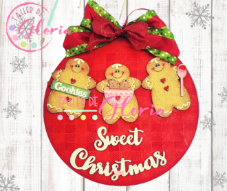 MN-321 Circulo Sweet Christmas Tres Galletas