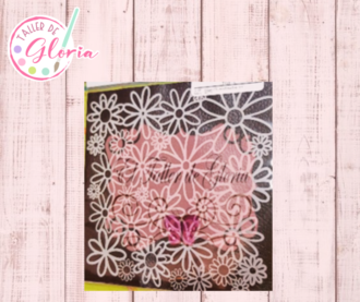 TGM-5 Estencil Mantel Flores