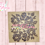 SR-663 Sello Textura Rosas #5