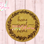 SR-690 Sello Home Sweet Guirnalda