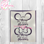 TGN-95 Estencil Merry Christmas Micky