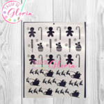 TGN-91 Esténcil Galletas y Trineos